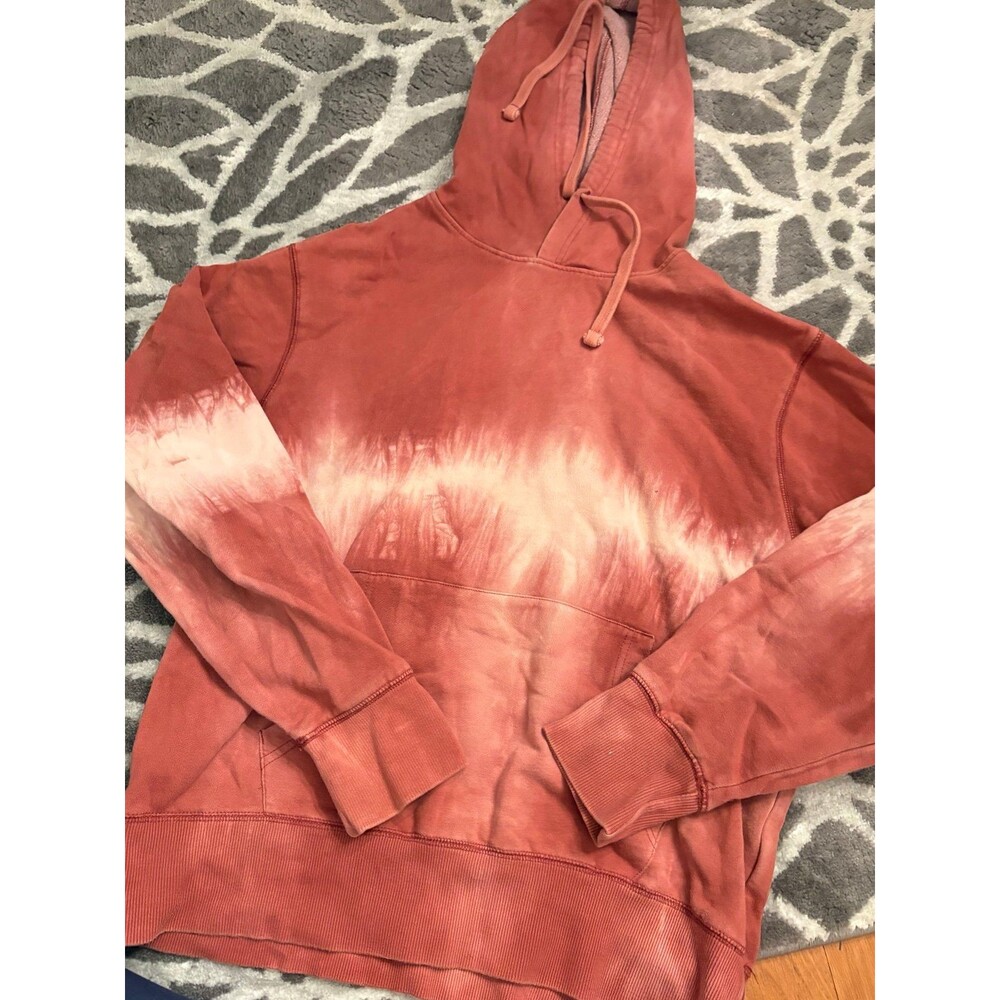 Pink and White Tie Dye Sun Stone Hoodie